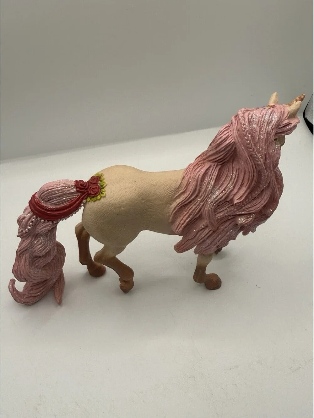 Schleich Bayala Fantasy Pink Unicorn 2017 70573 fairy horse flowers jewels